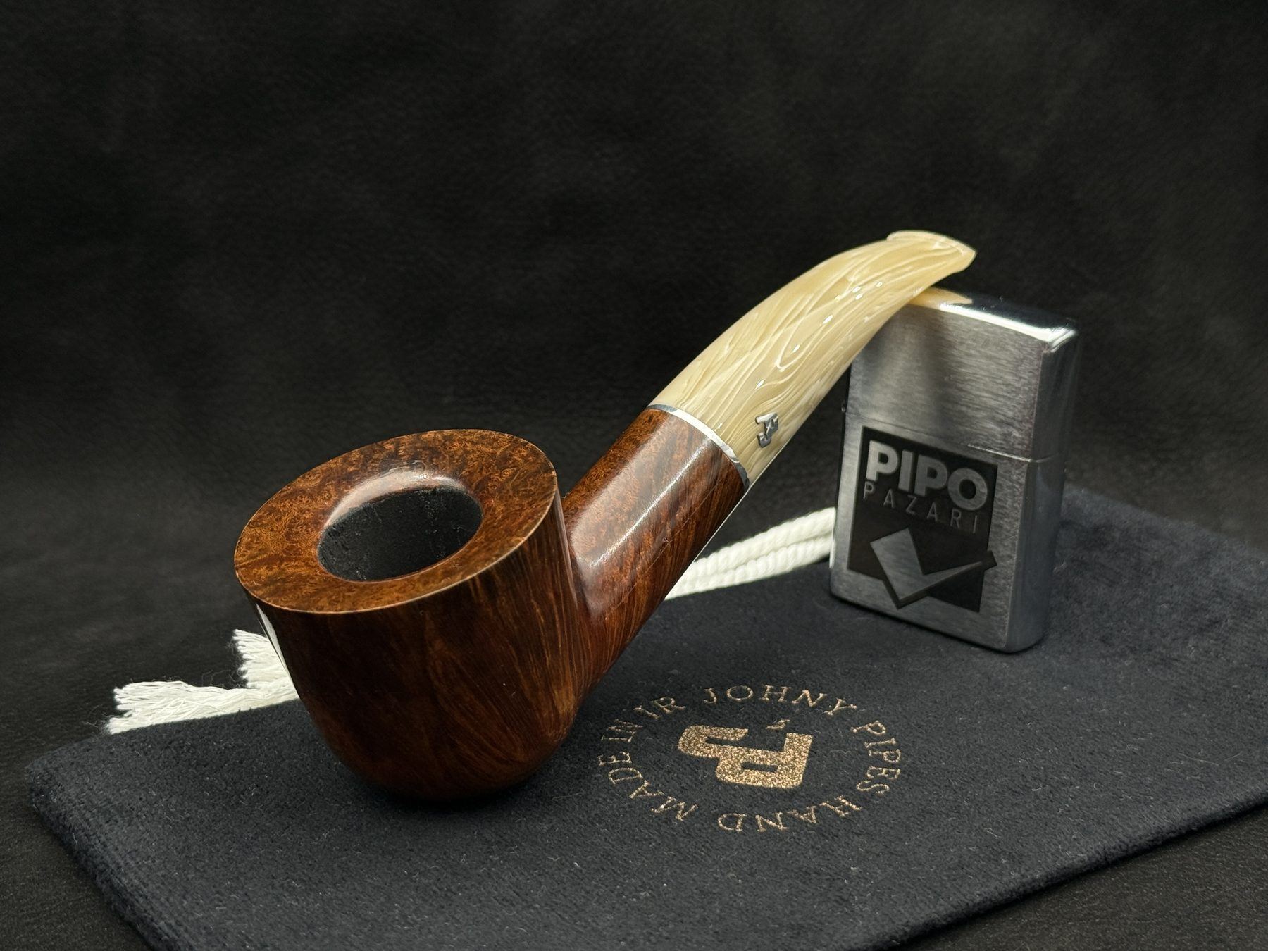 JOHNY PIPES ASH 310 BENT - Cesur Gövde, Rahat Eğim