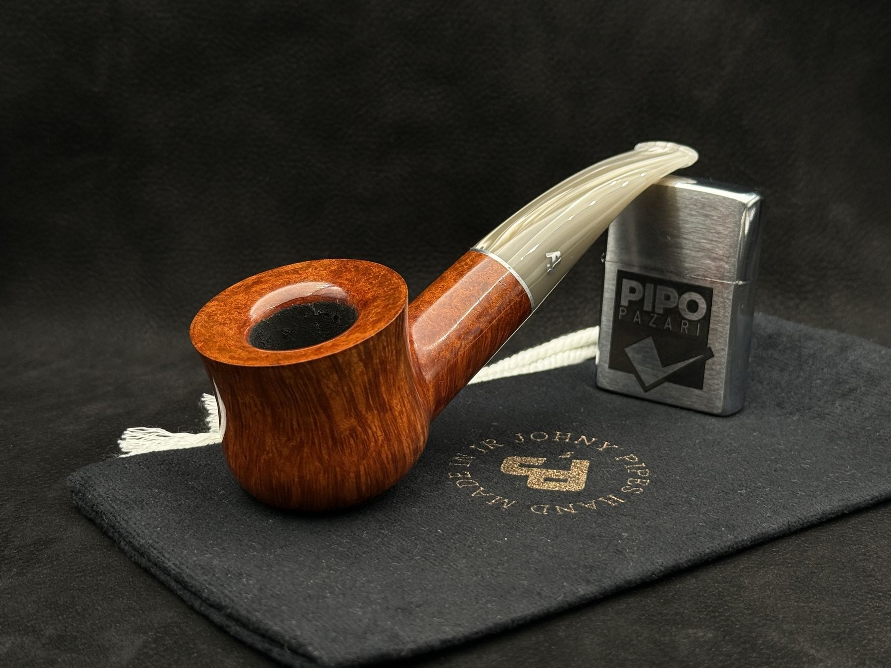 JOHNY PIPES ASH 311 BENT - Akışkan Çizgilerde Sade Şıklık