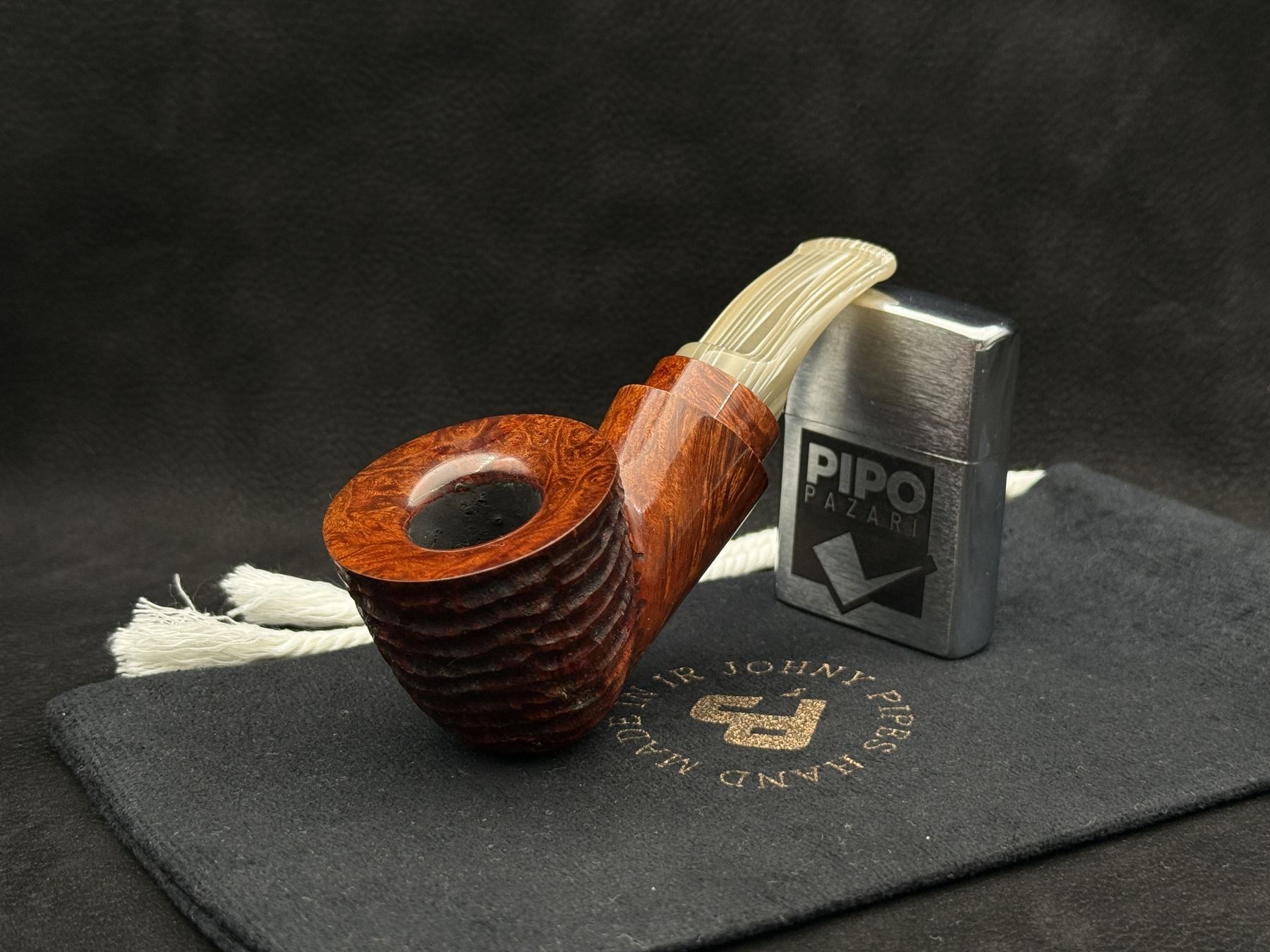 JOHNY PIPES REVERSE CALABASH 402 HANDMADE - Dokunun İçten Gelen Cümlesi