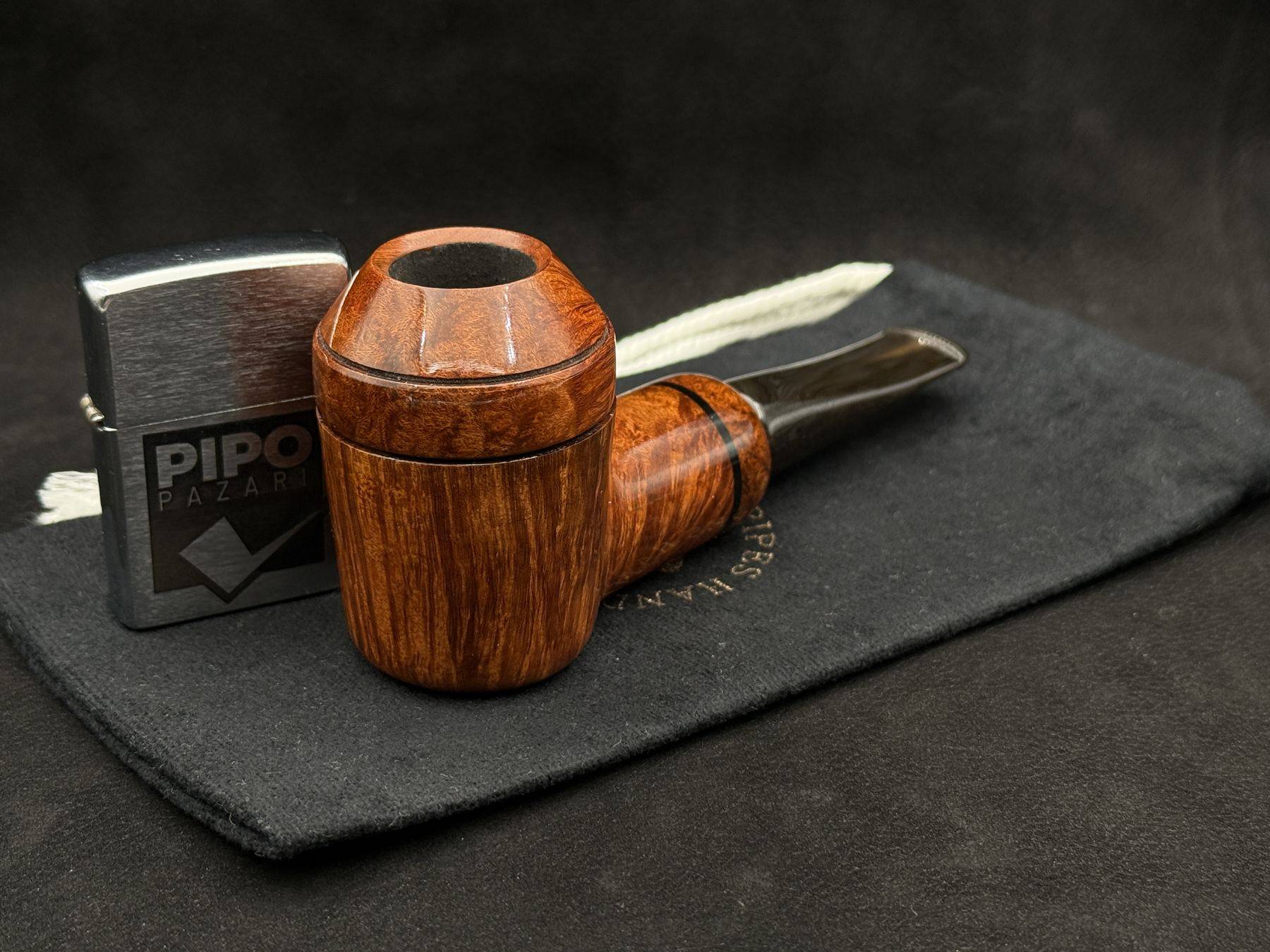 JOHNY PIPES CHUBBY CALABASH HANDMADE 503 - Kompakt Tasarım, Geniş İçim Dinamiği