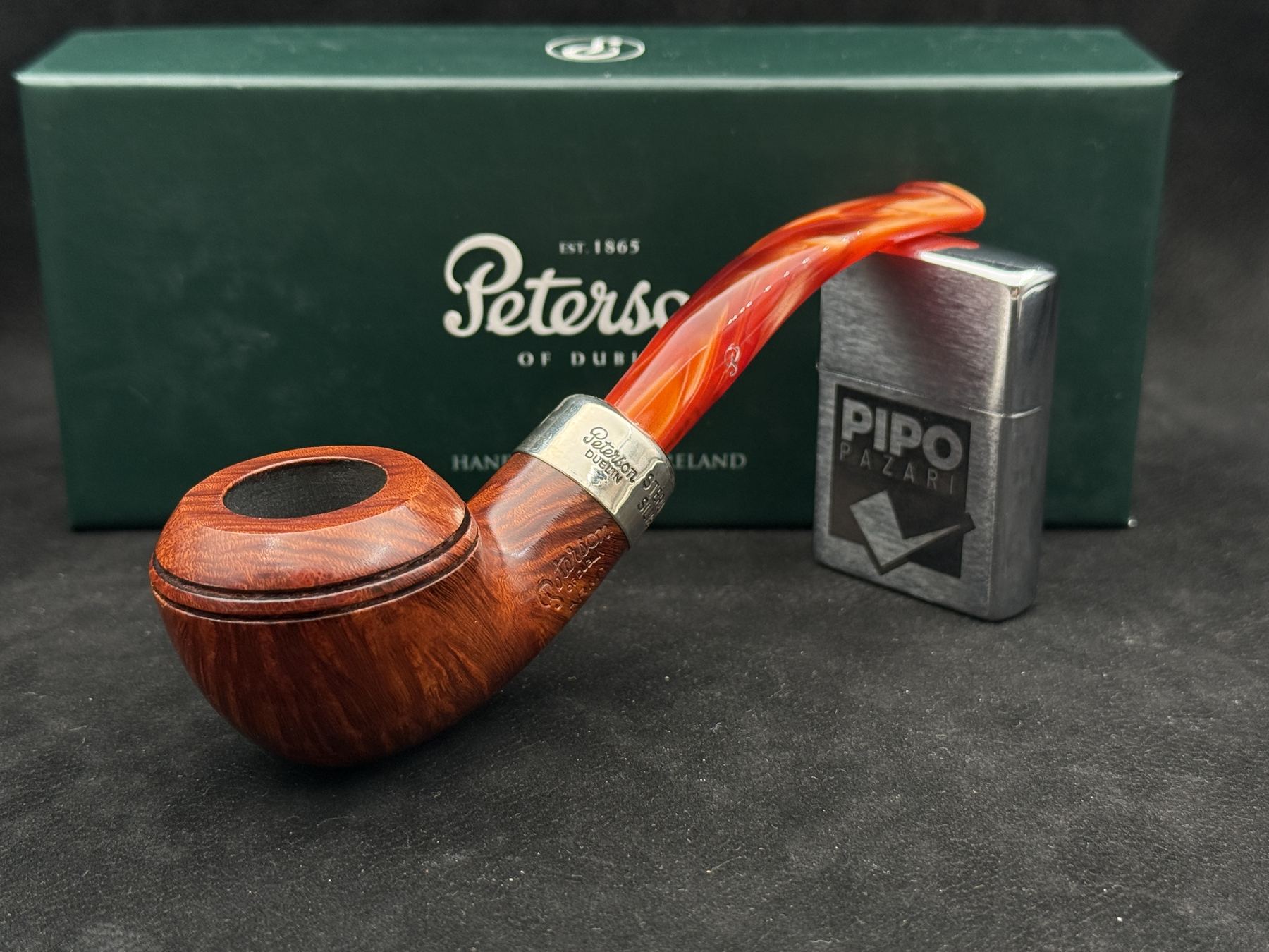 PETERSON ARMY STERLING SILVER 999 - Klasik Zarafetin Gümüş Dokunuşu